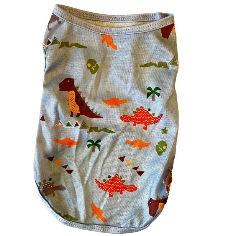 Nové stylové tílka pro psy na jaro, léto a podzim. Oblečení pro malé až středně velké psy. Oblečení pro mazlíčky - Pomeranian a Buldok. Prodyšný.