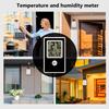 Digital Wall Mounted Thermometer Indoor Outdoor Temperature Humidity Gauge Meter