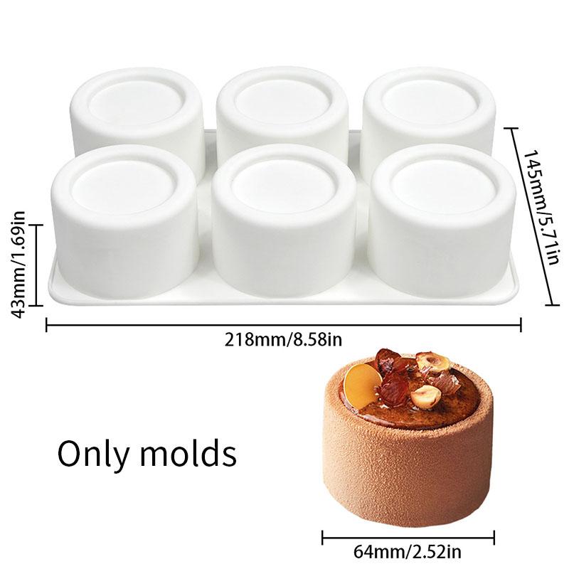 Food Grade Silicone Mousse Molds Round Square Heart-shaped Pentagram Shaped Cake Molds Reusable Baking Cake Molds Kitchen Tool