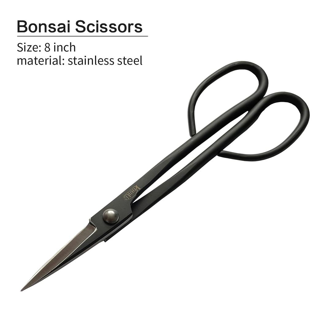vouiu 5-Piece Bonsai Tool Set: Knob Cutter, Concave Cutter, Wire Cutter, Pliers, Bonsai Scissors