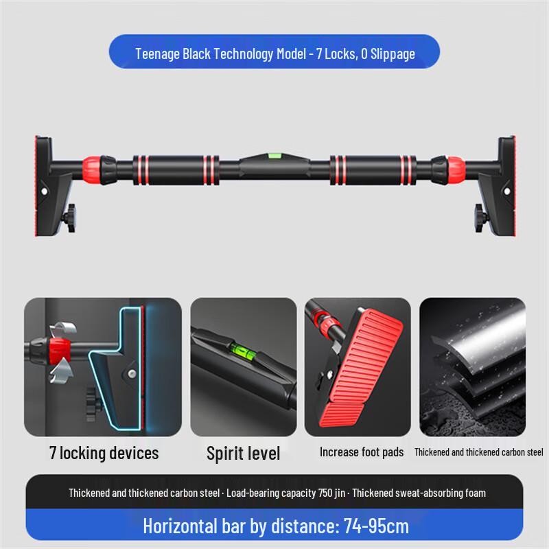 WEZHO Indoor Punch-Free Pull-up Bar