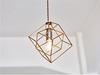 Interform LT-1088SQ Brace S Pendant Light (Bulb not included, sold separately) Cube/Square, Gold, Small Size