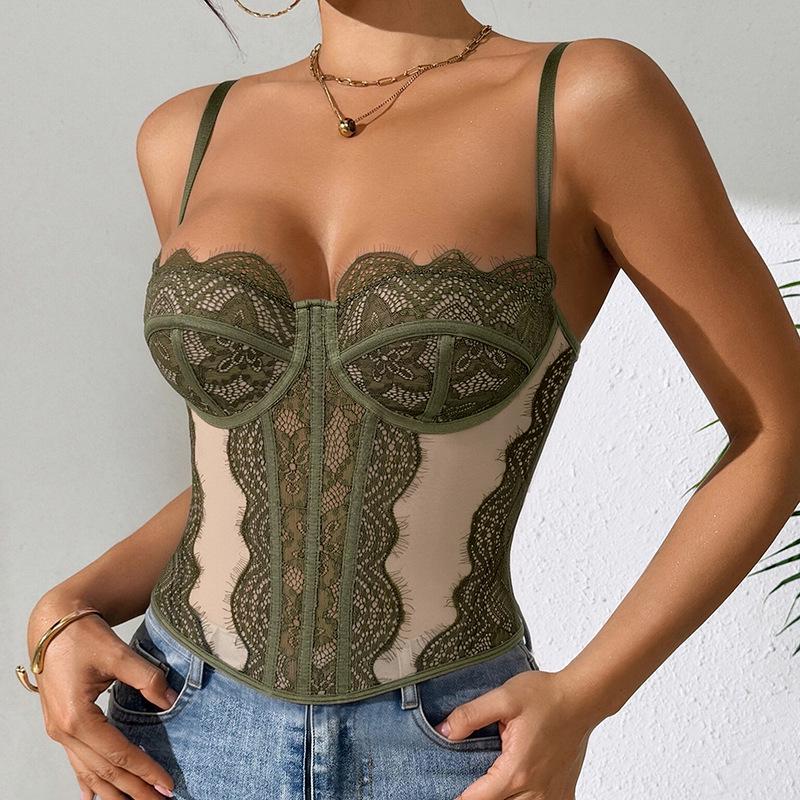 Koronkowa Kamizelka Gorsetowa Spicy Girl