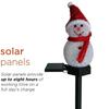 LED Snowman Solar Garden Light Outdoor Ground Stake Light Solar Powered Xmas Pathway Lights For Christmas Lawn Yard Decoration