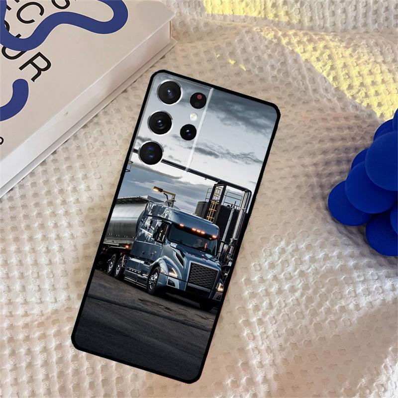 Heavy Truck Car Phone Case For Samsung Galaxy S24 S25 Ultra S9 S10 S20 S22 S21 Plus S23 FE Portector Cover