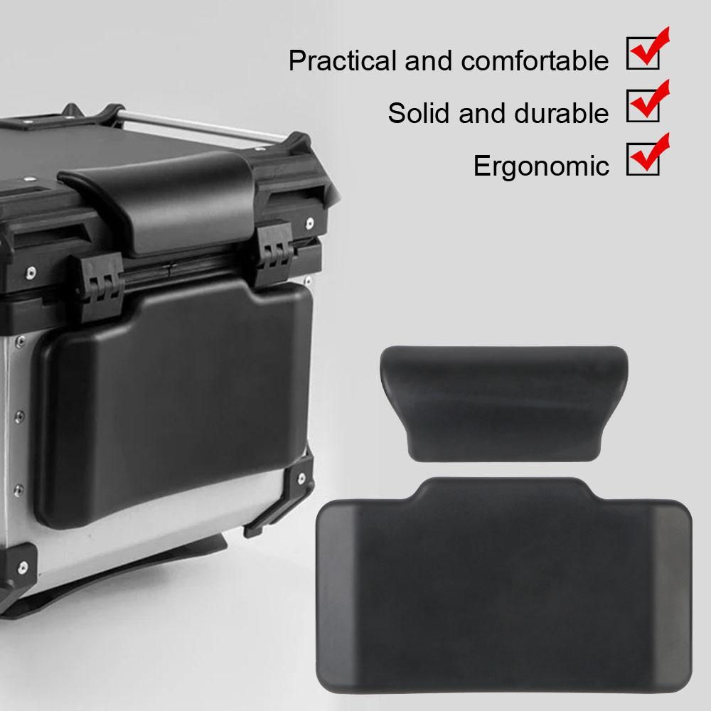 Motorcycle Backrest Pad Premium PU Sponge Covers Passenger Lazyback Protector Rear Case Cushion Motorbike Accessories UniversalGood product