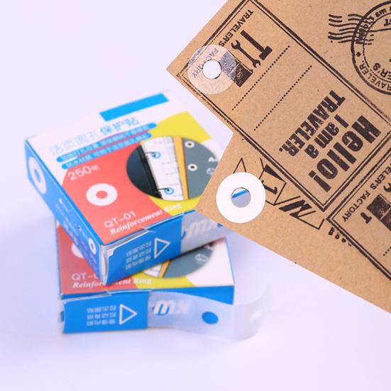 250 Adet Kağıt Tamir Etiket DIY Mini Kendinden Yapışkanlı Anti-break Gevşek Yapraklı Kağıt Koruyucu Ofis Malzemeleri