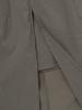 Bbc Earth W Layered Front Slit Skirt_Dark Grey