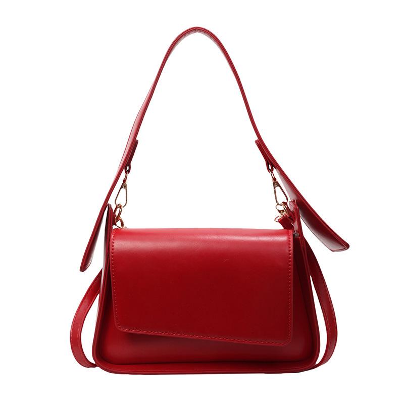 

Уличные новые ретро нишевые женские сумки, модные и универсальные, с высоким чувством стиля, диагональные, через плечо, подмышечные красный