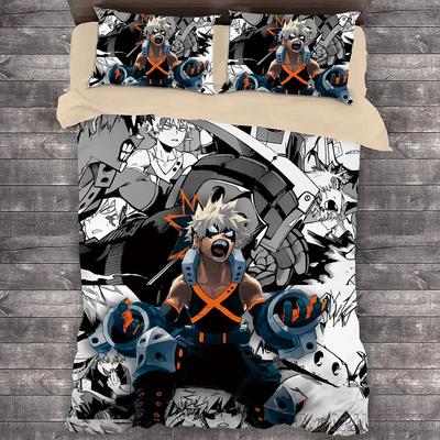 Popular Anime My Hero Academia Soft Durable Quality Duvet Cover Set HD Warm Comforter Cover for Children Kids Beding Sets Bedclothes Bedrom Decor
