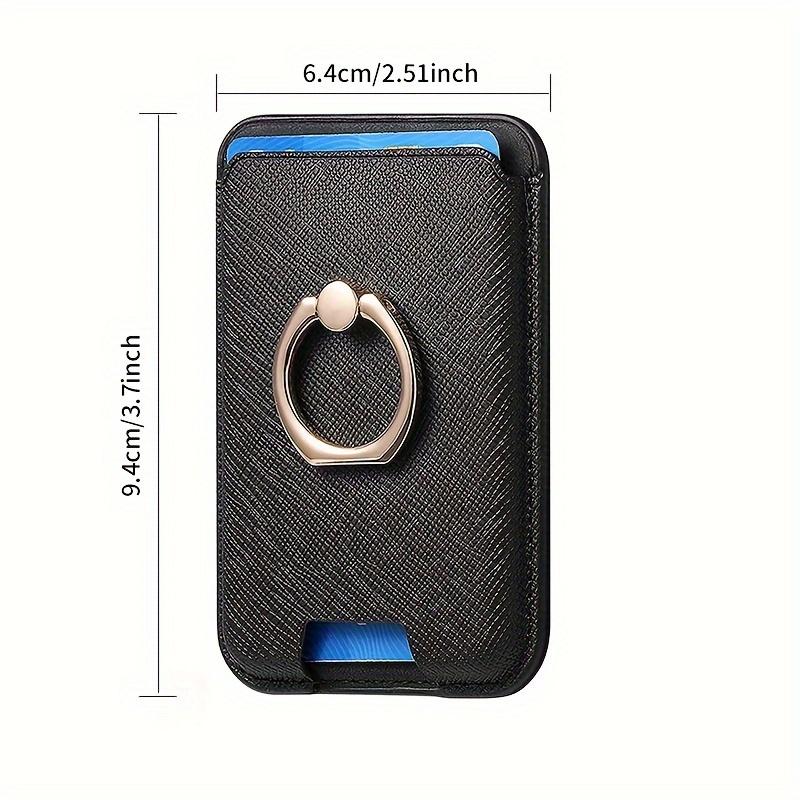 Mobile Phone Ring Magnetic Universal Card Holder Built-in N52 Powerful Magnet Ring Hold 3 Cards Solt ID Cards Bank Cards Credit