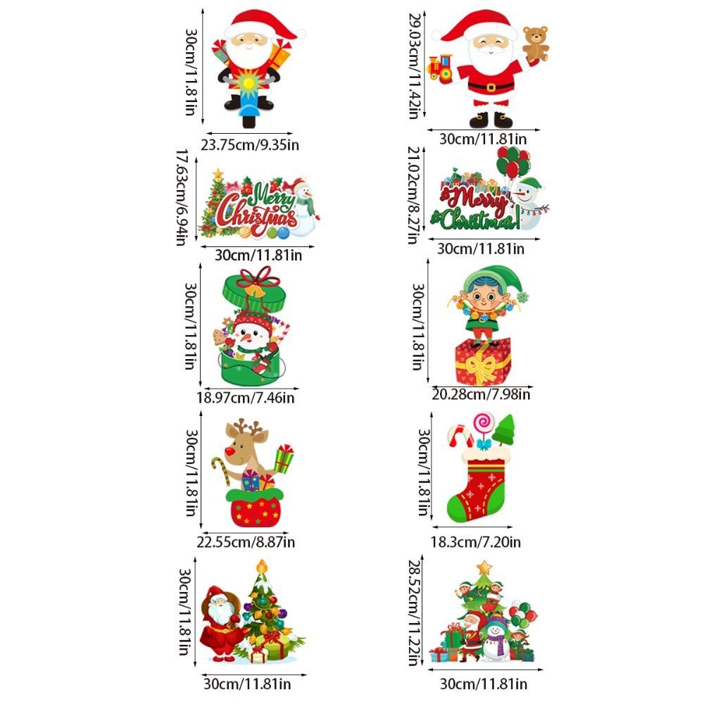 

Горячая Распродажа Новогоднее Рождественское Украшение Подвеска 10 шт. Товары для Вечеринки Антитетический Куплет Креативный Подвес на Дверь С Рождеством