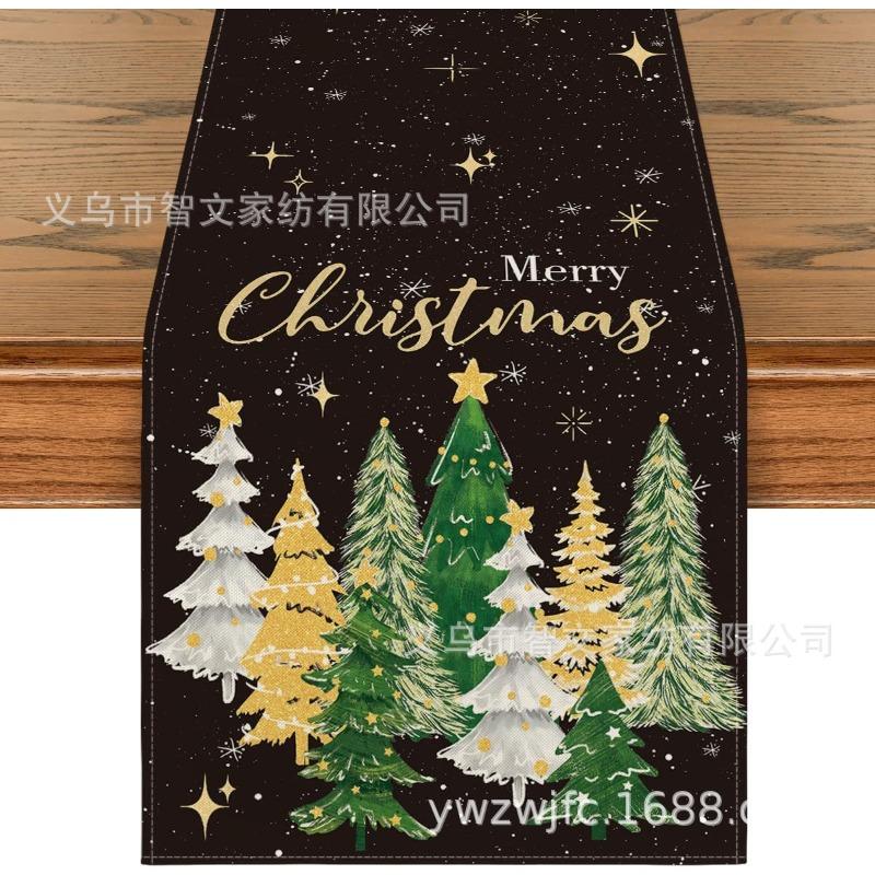 Weihnachts-Tischläufer Winter-Tischläufer Dekoration Tischläufer