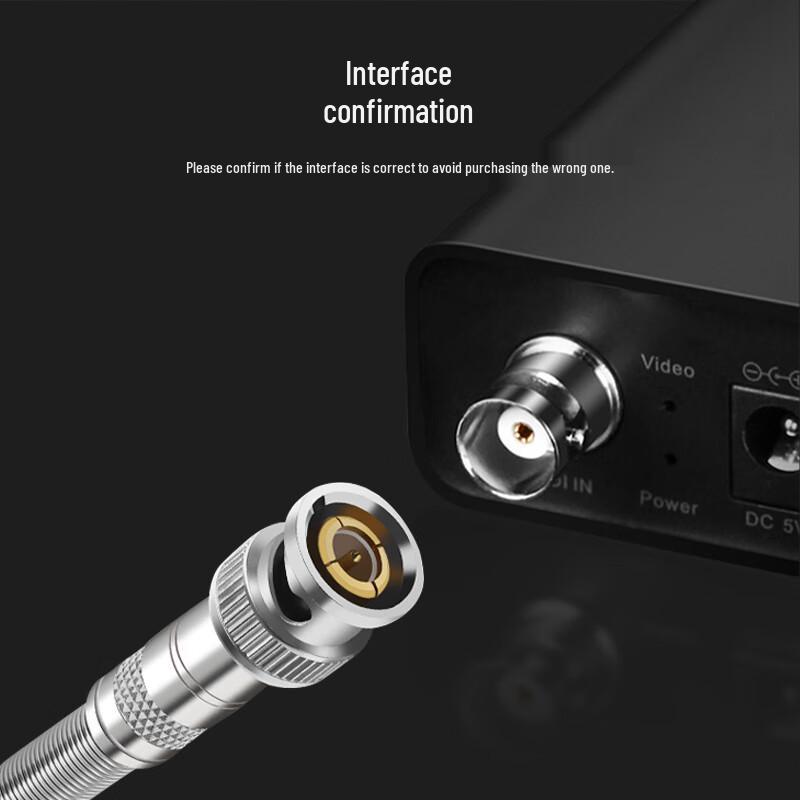 Xiang Lai Xin 75-5 BNC Dual Elbow HD-SDI Coaxial Cable