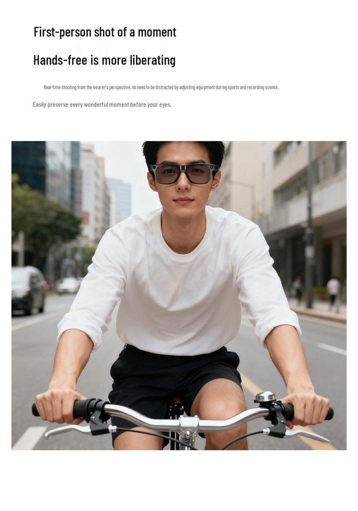 CrossXK One Mac Smart Glasses: 8MP Camera, Stabilization, Smart Call, Object Recognition, AI Translation.