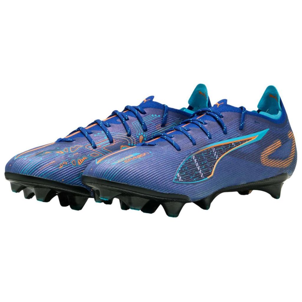 Puma Ultra 5 Carbon FG Speed Pack Unisex Sneakers Blue Vivid-Blue Heat-Fire 108409-01