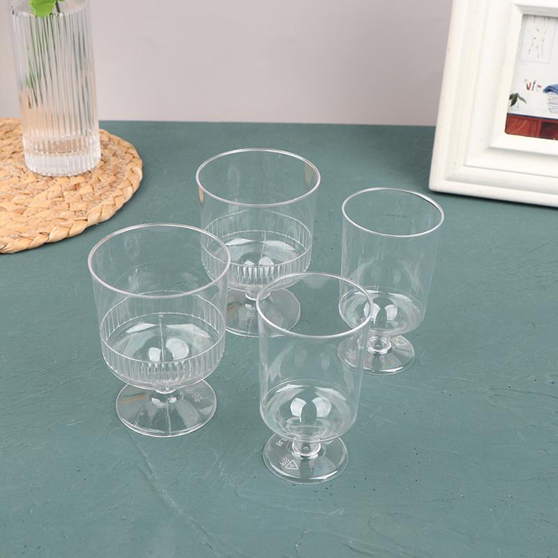 Mousse Tasse Pudding Tasse Gelee Tasse Hohe Glas Einweg Kunststoff Tasse Transparent