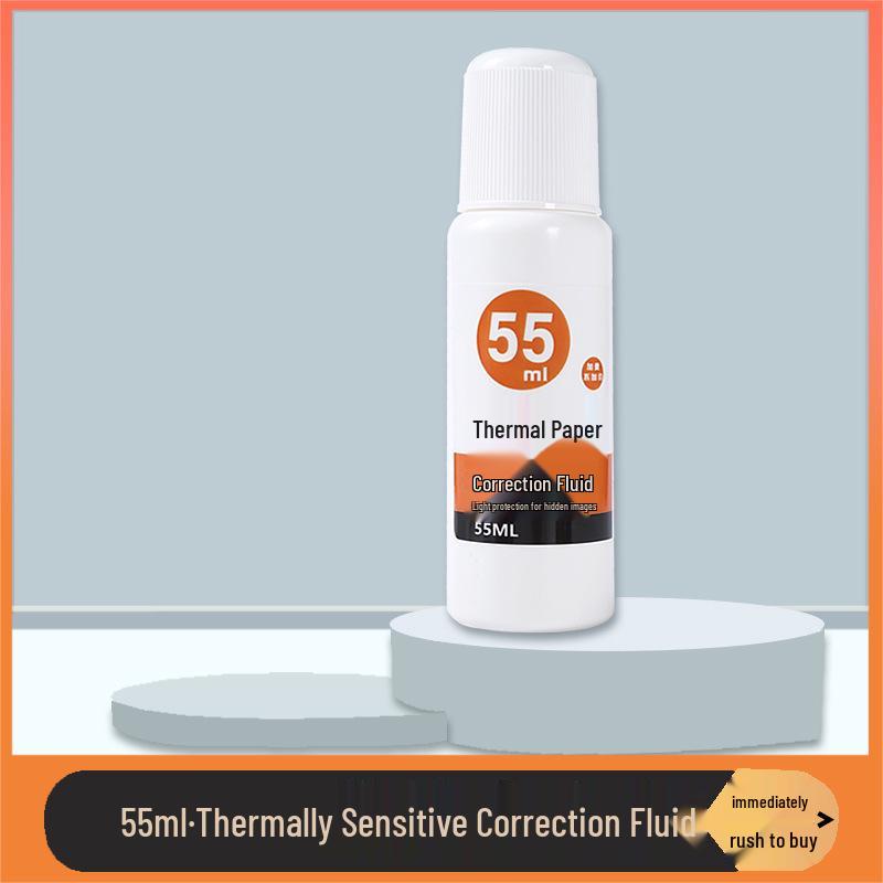 Portable Large-Capacity Thermal Paper Handwriting Privacy Correction Fluid for Waybills