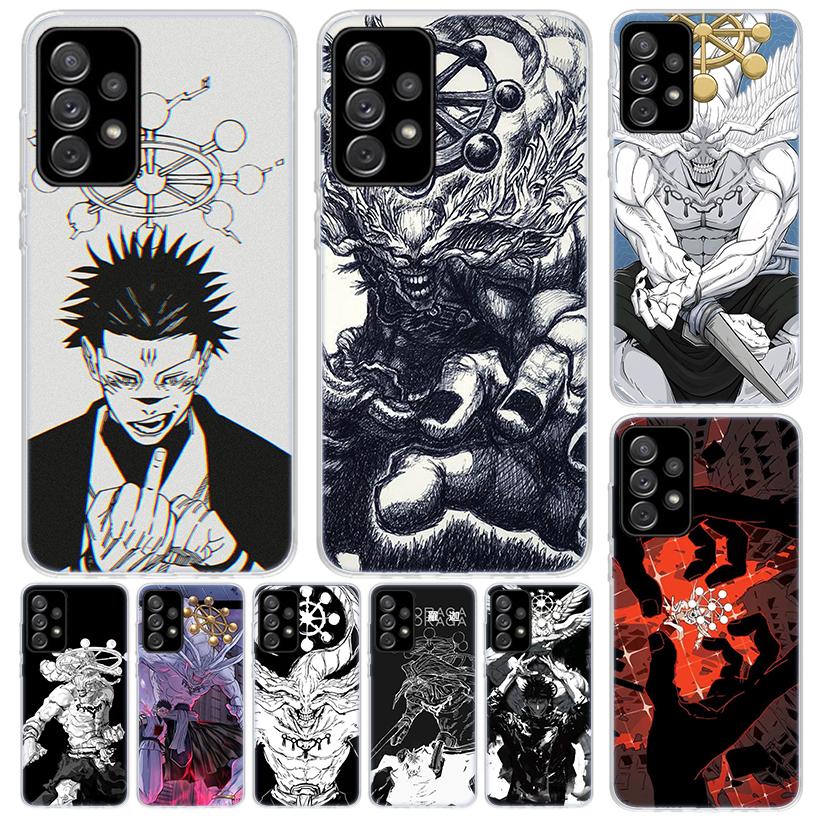 Kaisen J-Jujutsu Sukuna Mahoraga Phone Case For Samsung A17 A16 A26 A36 A56 A15 A14 A13 A55 A54 A53 A35 A34 A33 A25 A24 A23 A05S