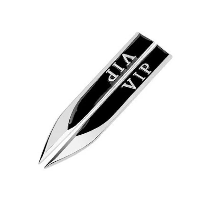 

1 пара VIP-эмблемы автомобиля, наклейки на боковое крыло автомобиля, наклейки