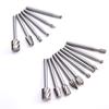 Universal 6/10pcs High Speed Wood Working Drill Bits Rotary Files Mini Round HSS Burr Set Wood Carving Rasp For Shank Burs Tools