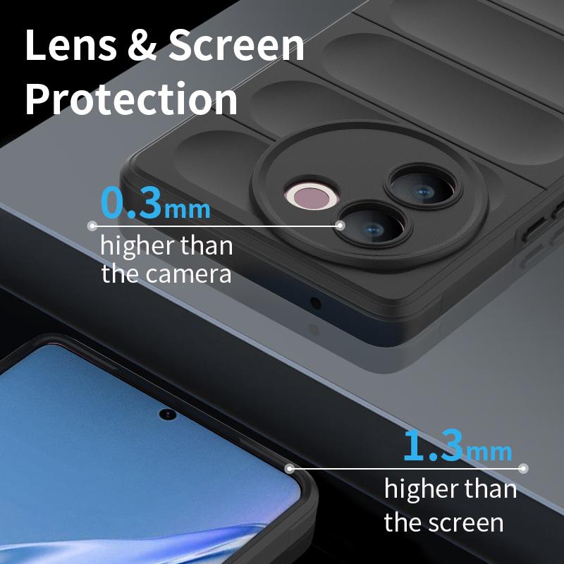 Case For VIVO V29e V30e 5G Back Cover Case Soft Silicone Anti-fall Shockproof Protection Phone Cases Funda Coque