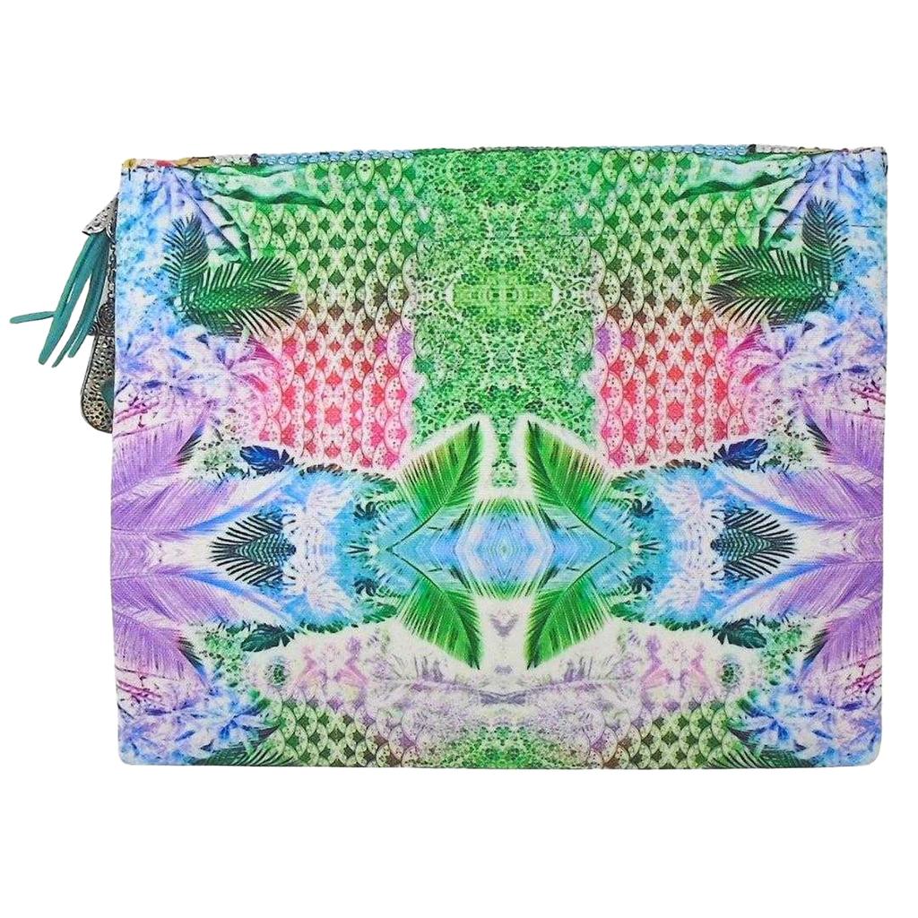 Inoa Palm Leaf Clutch Bag