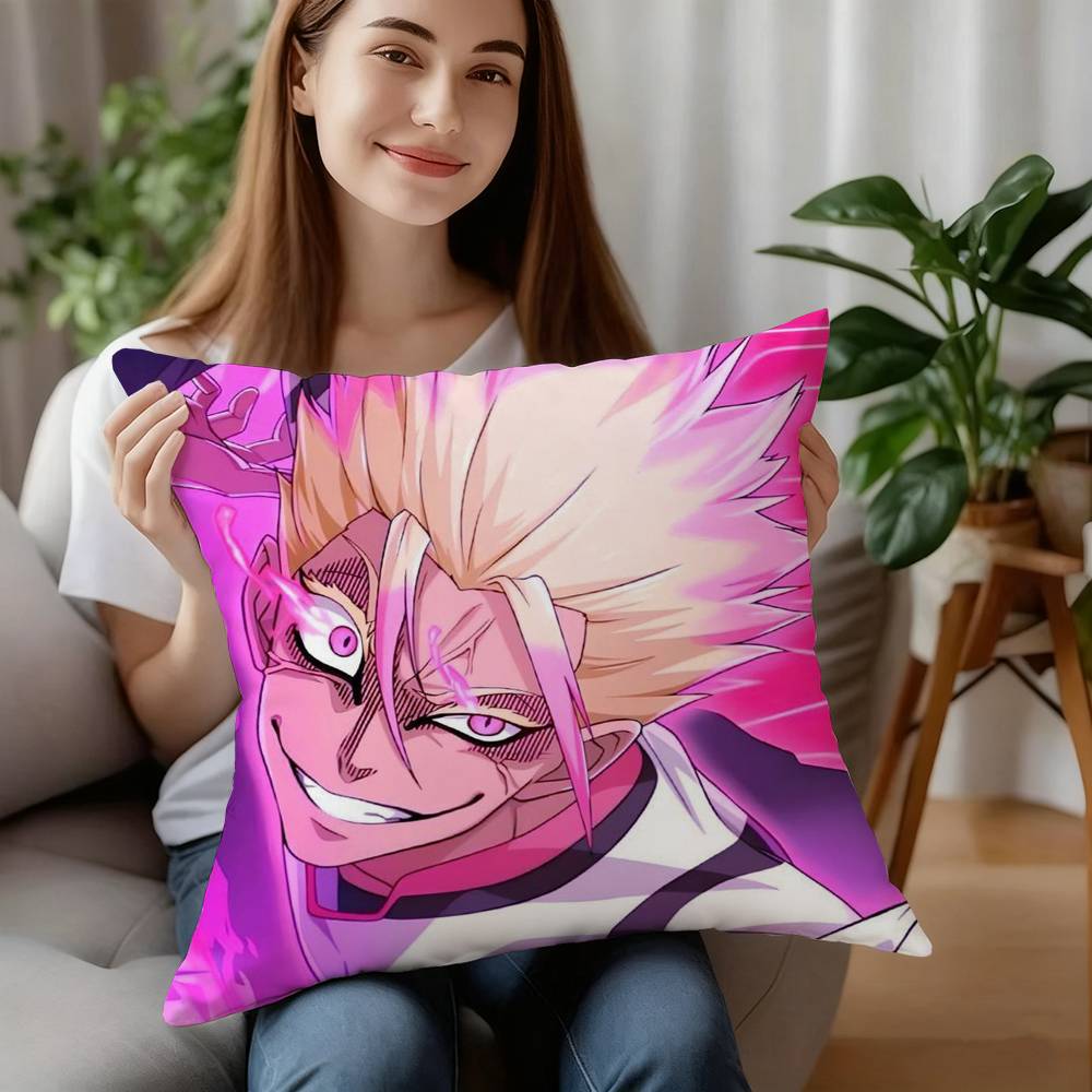 BLUE LOCK Shidou Ryuusei Pillow Case Plush Fabric Soft Pillowcase Double Sided Print Cushion Cover Household Gifts