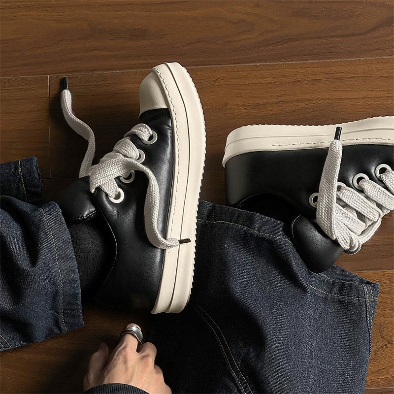 Μεγάλο κεφάλι παχύ Ding casual παπούτσια μόδας παπούτσια ψωμί παπούτσια μόδας χαμηλά παπούτσια ενίσχυσης παχιά σόλα παπούτσια