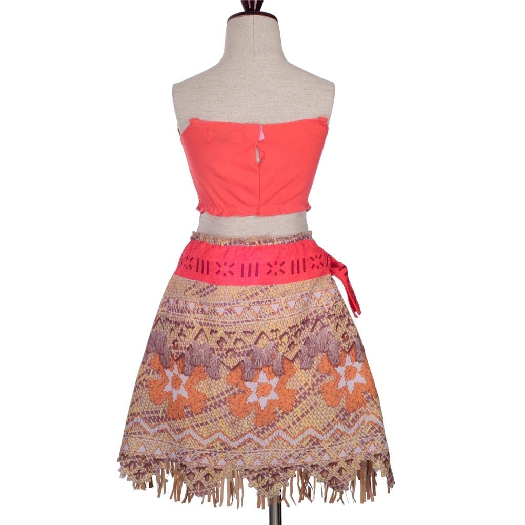 [Dressy Daisy] Toddler Girls Adventure Costume Cosplay Dress Set Kids Legendary Sea Style Princess Dress Halloween Costume Size 3-4 Years Old 105cm