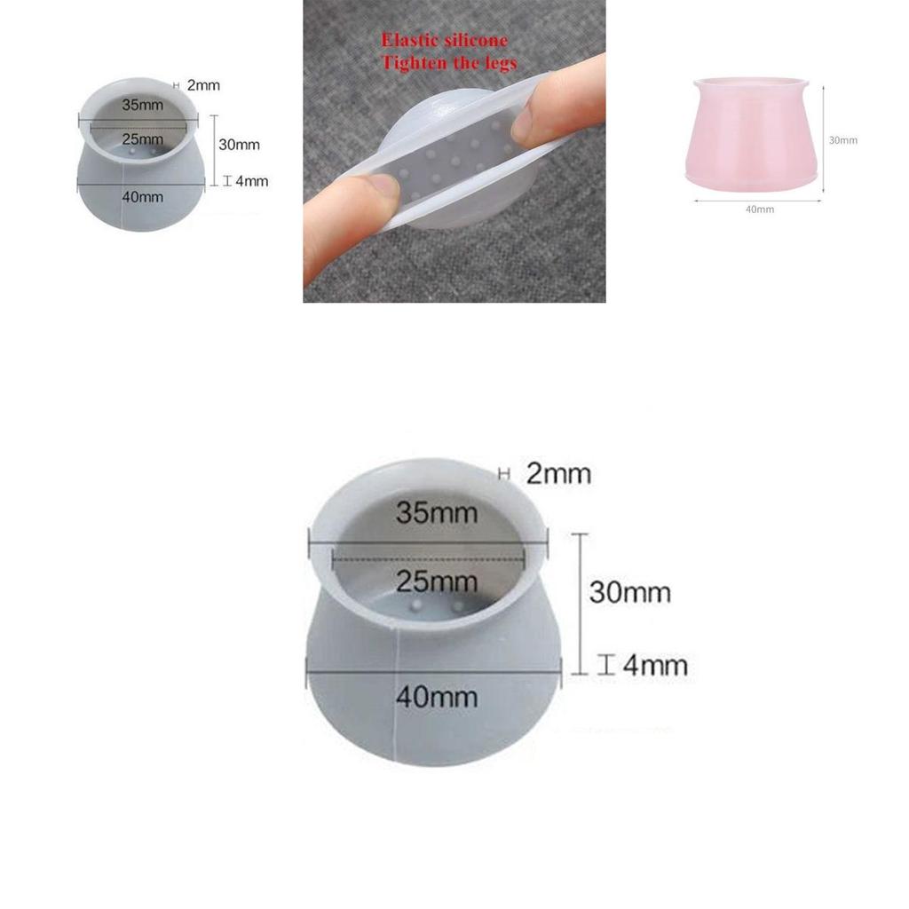 Durable Tpr Table Foot Cover With Anti-slip Silent Thickened Chair Leg Cap Floor Protector