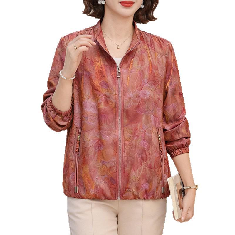 2026 Spring Fashion Age-Reducing Jacket for Middle-Aged & Elderly Women - Casual Thin Style Top