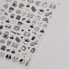 1pcs Cute Sketching Graffiti Animal Cat Dog Rabbit Bear Laser Nail Art Sticker Designs Self Adhesive Decoration Decal Acessories
