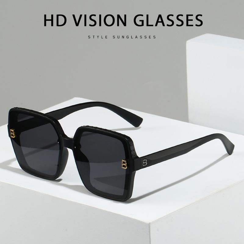 Men Vintage Rectangle Frame Sunglasses Fashion Retro Sun Glasses Luxury Brand Design UV400 Shades Eyewear Women Goggle