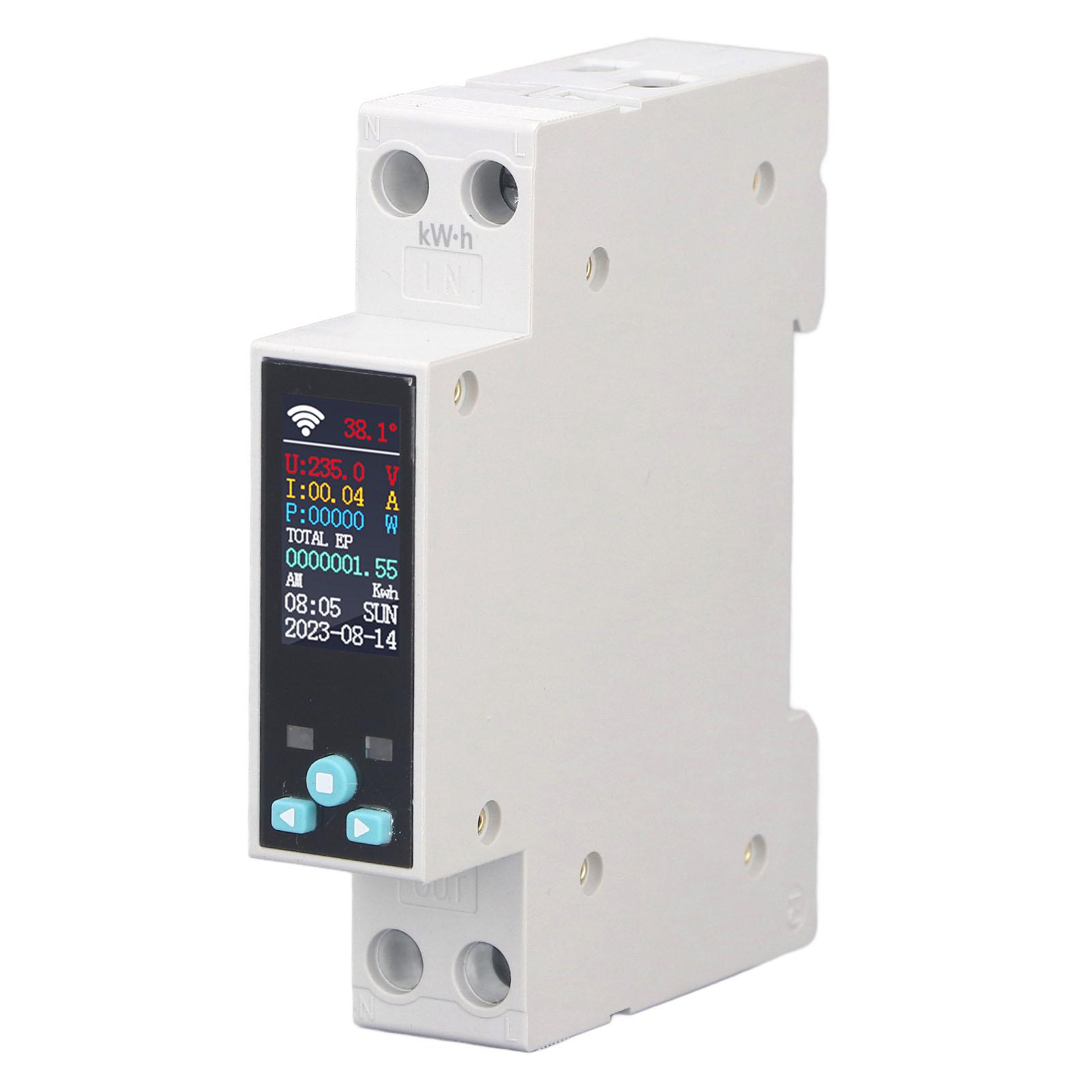 

Розумний автоматичний вимикач Wi-Fi Захист від пониження напруги IP20 Бездротовий пульт дистанційного керування мобільним телефоном A