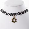 Korean Harajuku Velvet Ribbon Choker Necklace - Women's Fashion Clavicle Chain