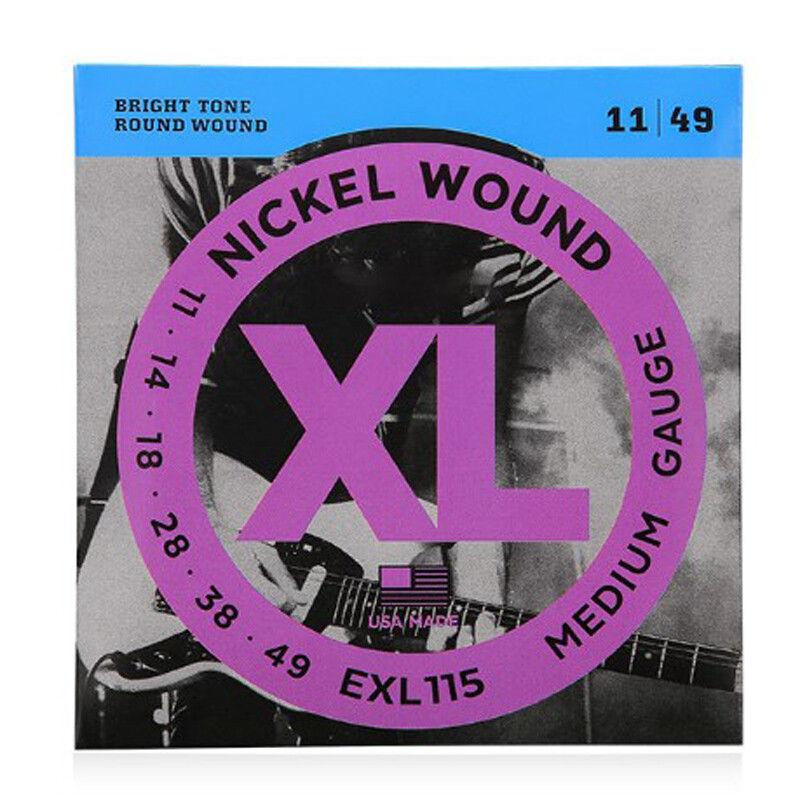 

Струни для електрогітари від D Addario Різний калібр EXL110 EXL115 EXL120 EXL130 EXL115