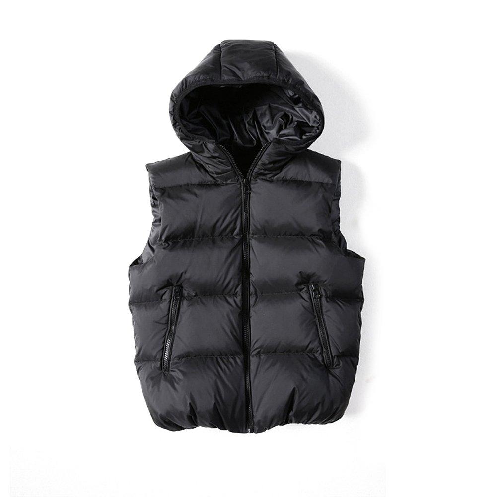 

Anmida Down Vest for Down Down Coat for Cold M [ANMIDA] Women, Outerwear, Women, Lightweight, Hooded, Stylish, Autumn/Winter, Protection, Black, чорний