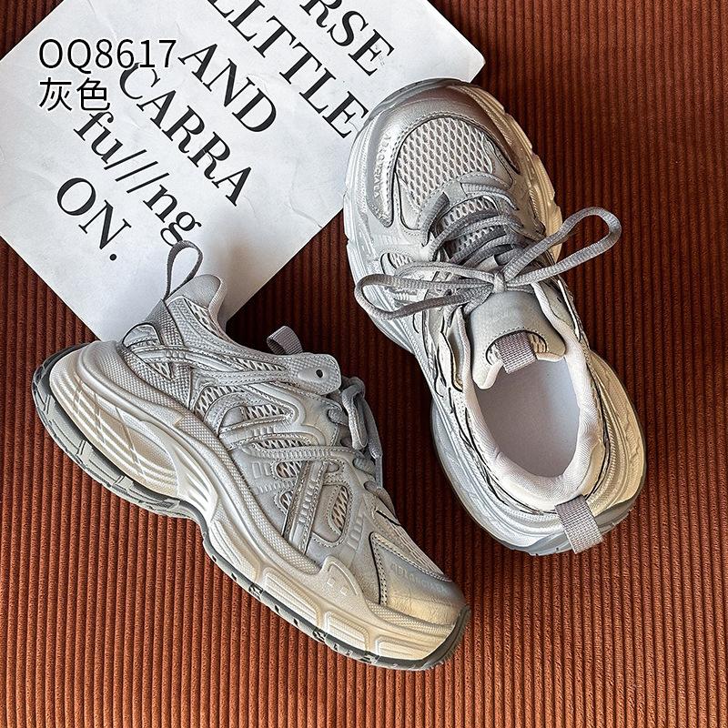 Platform Dad Shoes Autumn New Sports Running Shoes Super Fire Student Casual Shoes