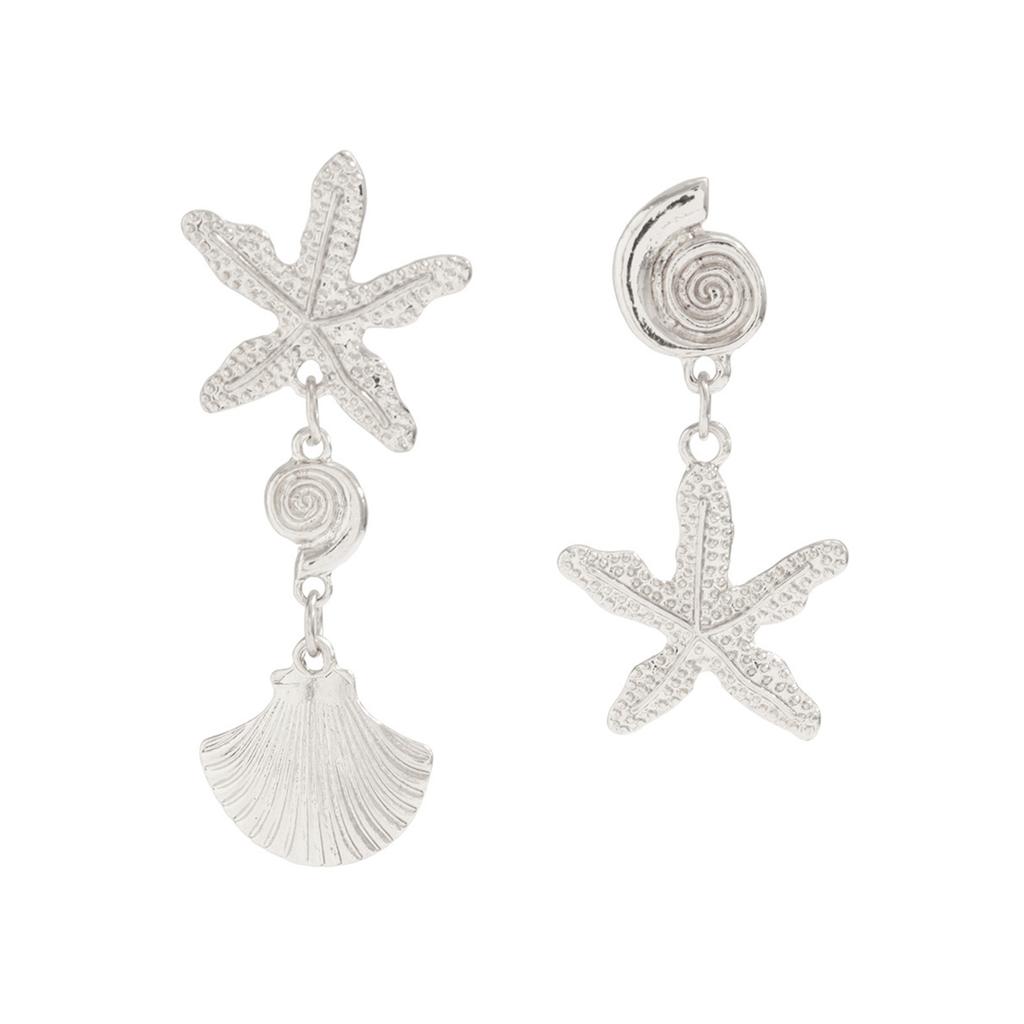Ocean Style Design Drop Earrings Glossy Texture Smooth Surface Drop Earrings for Birthday Stage Party Show Balls