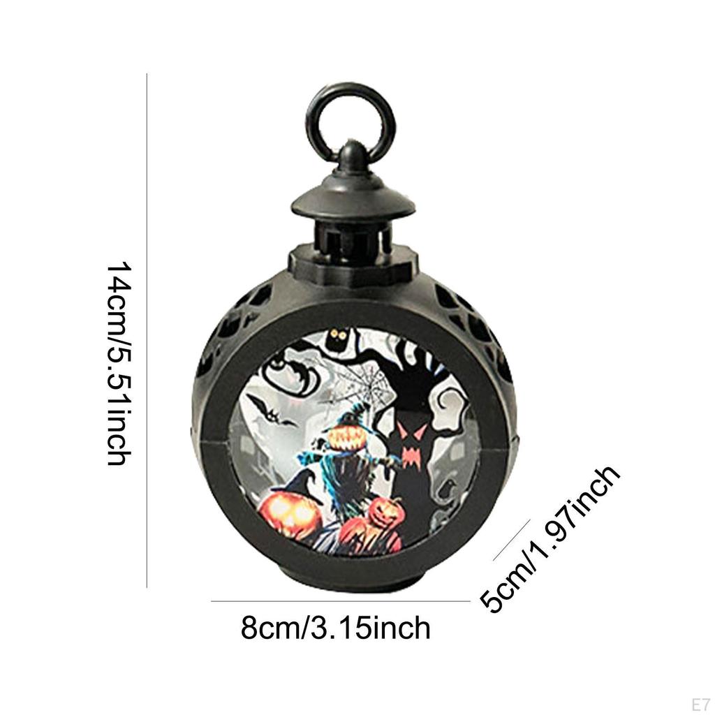 Halloween Lantern Adornment Adorable Decoration LED Candle Lights for Balcony Fireplace