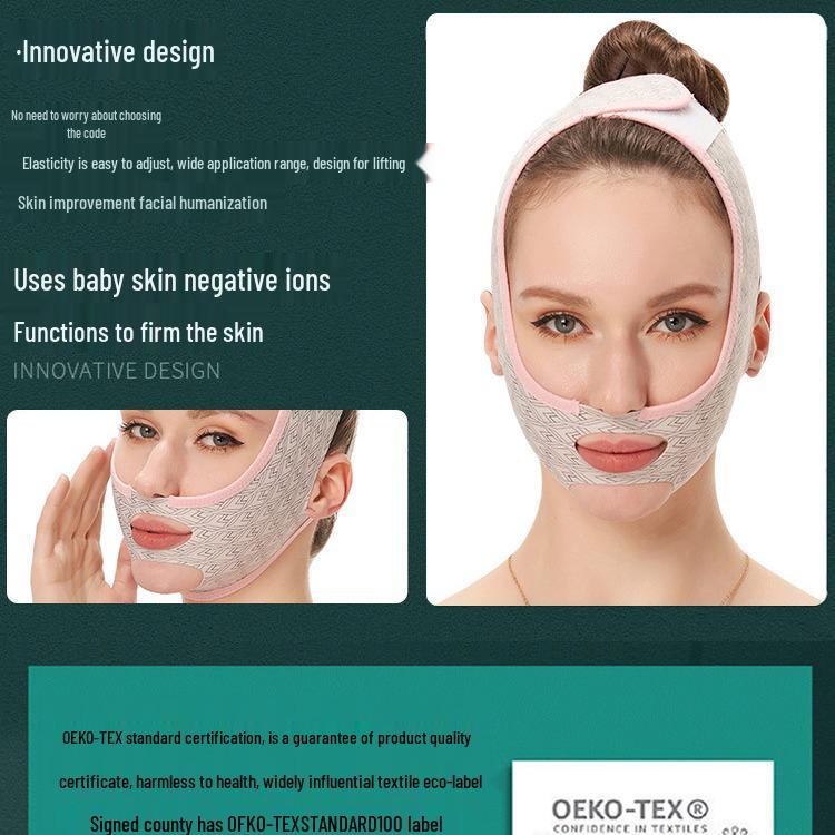 Quick Lift V-Face Bandage: Full Face Lifting & Nasolabial Fold Reducer for Double Chin