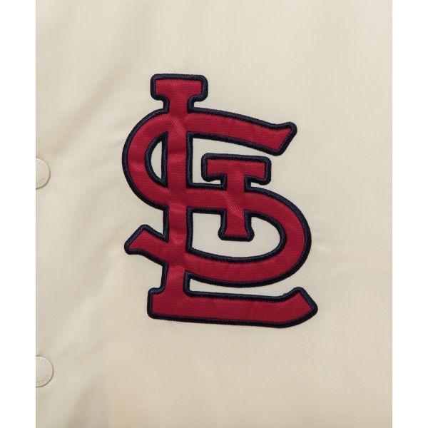 New Era FW25 MLB Authentic Stadium Jacket Series St. Louis Cardinals Loose Short Single-Breasted Casual Simple Long Sleeve Jacket 14742057