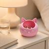 3D Printed Cat Head Pen Holder, Cute Desktop Storage Container, Wide Mouth Sundries Container for Keys Pens Makeup Brush Bracelets Rings