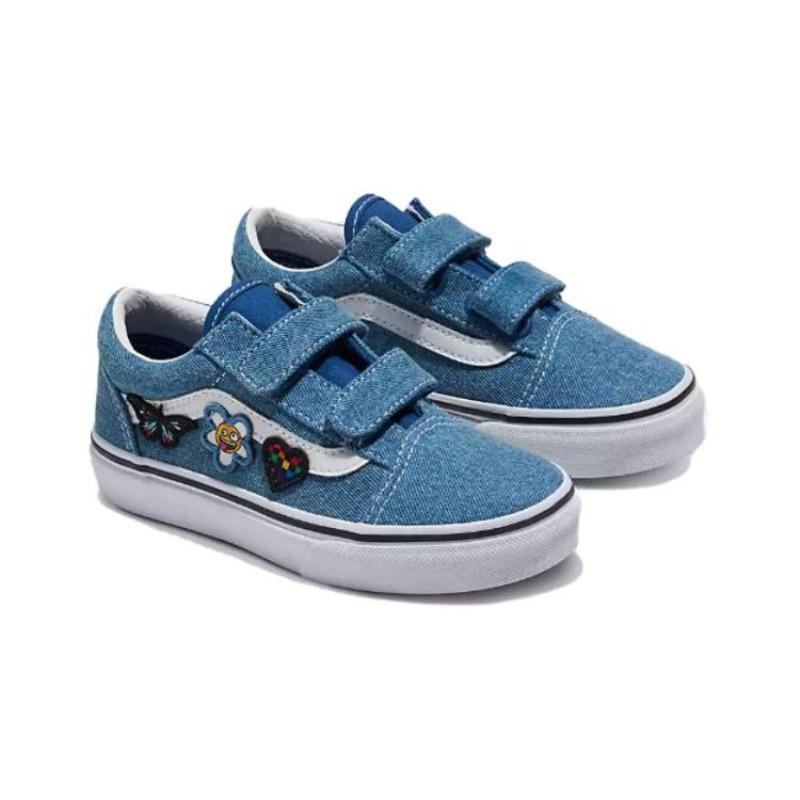 Vans Old Skool V Kids Low Top Sneakers Blue VN0A38HDNWD