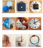 Creative Night Glow Acrylic Wall Sticker Clock for Living Room