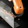 2 Inch Handheld Angles Grinder for Wood and Metal Repair Tasks with Guarded Head, Aluminum Body, and Easy Handling for Home DIY Edge Finishing