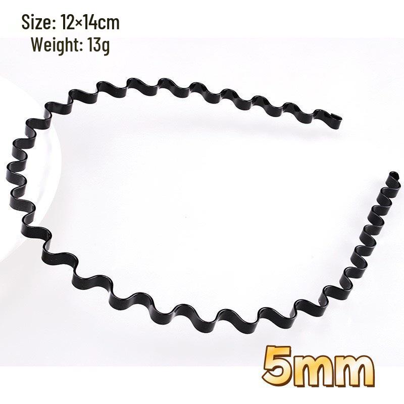 Men's and Women's Versatile Steel Wire Headband: Trendy, Invisible, and Perfect for Sports, Slicked Back Hair, or Organizing Stray Hair.