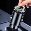 Hidden Turbo Alloy Car Charger QC3.0 PD 30W Universal Mini Charger