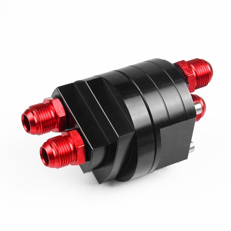 Car Split-Type Oil Temp & Pressure Gauge With Oil Cooler Adapter Oil Pressure Gauges Automobiles Interior Parts